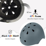 Kids Bike Helmet, Adjustable and Multi-Sport, from Toddler to Youth, 3 Sizes