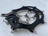 WIN.MAX Crampons for Shoes, Traction Cleats Ice Snow Grips with 19 Stainless Steel Spikes, Shoe Talons Anti - Slip Boots Spikes for Walking, Jogging, Climbing and Hiking