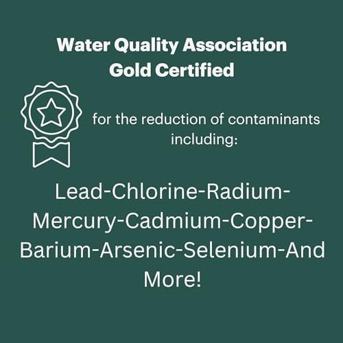 Brondell RF-20 Water Filter Replacement for Circle, Sediment and Carbon Block, Under Sink Reverse Osmosis Filtration System, Lasts 6 Months