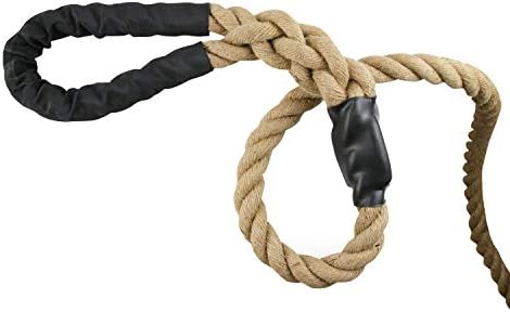Perantlb Outdoor Climbing Rope for Fitness and Strength Training, Workout Gym Climbing Rope, 1.5'' in Diameter, Length Available: 8,10, 15, 20, 25, 30,40, 50 Feet…