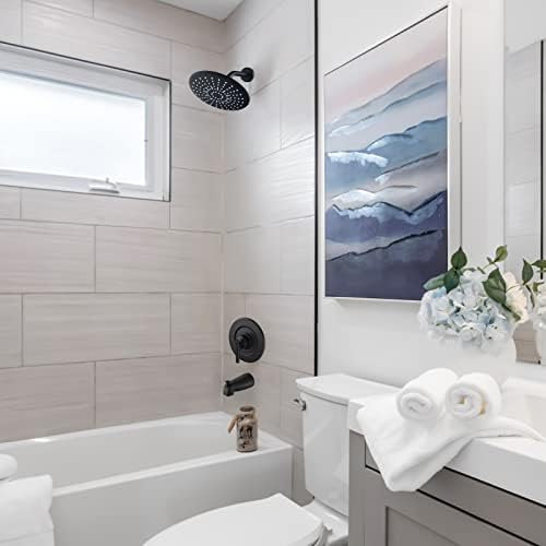 Slip Fit Tub Spout with Pull-Up Diverter for 1/2 inch Copper Tube, Matte Black