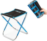 AOUTACC Ultralight Portable Folding Camping Stool for Outdoor Fishing Hiking Backpacking Travelling(XL:13"x14"x15";Large:11.8"x11"x11.4"; Medium:8.3"x9.5"x 11")