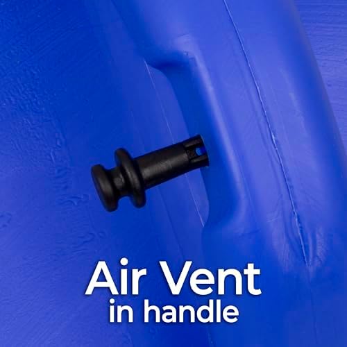 Scepter Flow Control 5 Gallon Water Jug with Spigot, Leak-Proof Heavy Duty Water Can for Camping Supplies, Storage, Hurricanes and More, Food Grade, BPA Free Container, 18.8 Liter Capacity, Blue