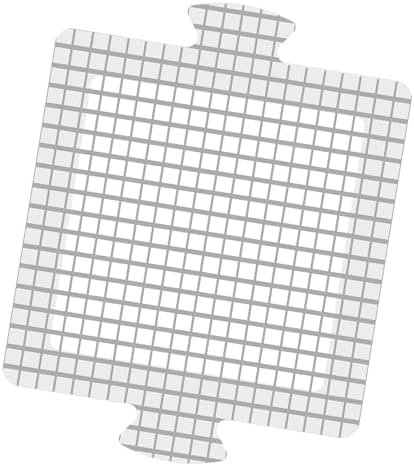 INVIHUG,25 Pack,Disposable Shower Drain Hair Catcher Mesh Stickers,Disposable Hair Drain Catcher（6.1inch Square）