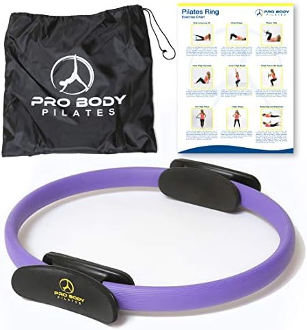 ProBody Pilates Fitness Ring – 14 Inch Pilates Ring for Focusing on Toning Inner Thighs, Arms, and Core