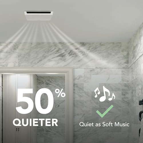 Broan-NuTone® 688E Bathroom Exhaust Fan, 50 CFM Energy Star Exhaust Fan, 2.0 Sones