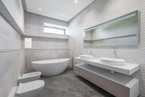 Decorator Wall Plates 1-Gang Switch Outlet Electrical Cover Plate Unbreakable Thermoplastic Faceplate for Light Receptacle Outlet Switch, White (20 Pack)