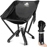 Camping Chairs for Adults, Supports 600 Lbs Lightweight Folding Camping Chair, Collapses to Size of Water Bottle Portable Camping Chair for Outdoor, Beach, Lawn, Travel, Picnics