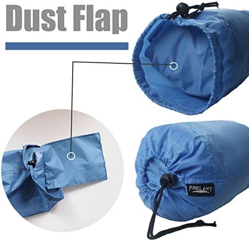 Frelaxy Stuff Sack Set 5-Pack (3L&5L&9L&15L&20L), Ultralight Ditty Bags with Dust Flap for Traveling Hiking Backpacking