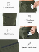 NORTHYARD Men's Casual Cargo Shorts Lightweight 9" Hiking Golf Work Quick Dry Camping Outdoor Travel Fishing with 7 Pockets