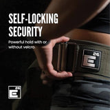 Self-Locking Weight Lifting Belt - Premium Weightlifting Belt for Serious Functional Fitness, Weight Lifting, and Olympic Lifting Athletes - Lifting Support for Men and Women - Deadlift Training Belt