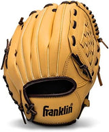 Franklin Sports Baseball + Softball Gloves - Field Master Adult + Youth Baseball + Softball Gloves - Right Hand + Left Hand Gloves - Infield + Outfield Mitts - Multiple Sizes + Colors