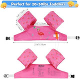 MoKo Toddler Swim Vest for Kids, 20-66 lbs, Arm Floaties with Adjustable Straps, Nylon Material, Swim Vest for Toddlers Learning to Swim
