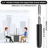5.5 inch Office Chair Gas Lift Cylinder- Replacement Parts,Universal Size Fits Most Chairs,Heavy Duty Gas Lift Hydraulic/Pneumatic Piston (Black)