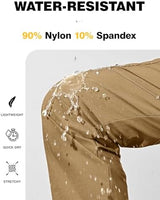 TBMPOY Women's Hiking Cargo Pants Lightweight Water Resistant Quick Dry Fishing Camping Travel Work Pant with 6 Pockets