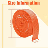 Boyistar 15 Rolls Webbing 1 Inch, Polypropylene 5 Yards Heavy Duty Webbing Strap for Bags, Pets, Climbing Outdoors Indoors Crafting DIY, 15 Colors