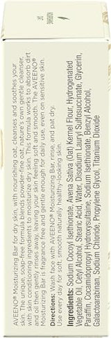 AVEENO Naturals Moisturizing Bar for Dry Skin 3.50 oz (Pack of 12) - Packaging May Vary