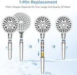Shower Head Filter Replacement Cartridge for SSJ781/DSSJ781/ DSSJ781-01 MakeFit Filtered Handheld Shower Head (1-PACK)