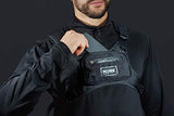 MVRK Water Resistant Chest Pack - Running Vest for Workouts, Running Phone Holder Extra Storage, Lightweight Running Pack