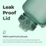 Hydracy Water Bottle with Time Marker -Large BPA Free Water Bottle & No Sweat Sleeve -Leak Proof Gym Bottle with Fruit Infuser Strainer & Times to Drink -Ideal for Fitness Sports & Outdoors