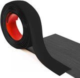 Art3d Self Adhesive Vinyl Floor Transition Strip,Laminate Floor Strip Floor Flat Divider Strip for Joining Floor Gaps,Carpet Threshold Transition,Floor Tiles（10 FT, 1.57in, Black）