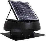 iLIVING HYBRID Ready Smart Thermostat Solar Roof Attic Exhaust Fan, 14", 40-Watt, 1150 CFM, Cools up to 2900 Sq.Ft. Coverage Area, Black