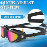 WIN.MAX Polarized Swimming Goggles Swim Pool Goggles Anti Fog Anti UV No Leakage Clear Vision for Men Women Adults Teenagers