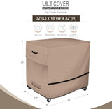 ULTCOVER Waterproof 65-80 Quart Patio Cooler Cart Rolling Ice Chest Cover 32L x 18W x 32H inch