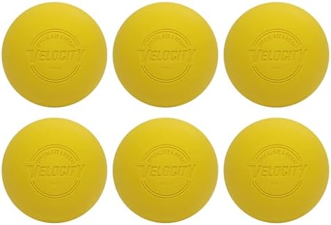 Velocity Lacrosse Balls - 1, 2, 3, 6, 12, 18, 24, 36, 60 and 120 Packs - for Practice, Official NFHS and College Approved Size