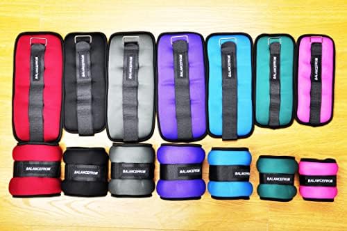 Fully Adjustable Ankle Wrist Arm Leg Weights, 1-20LBS, Multiple Options