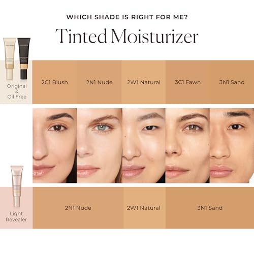 Laura Mercier Tinted Moisturizer Light Revealer Natural Skin Illuminator with SPF 25: All Day Hydration, Ultra-Sheer Coverage, Luminous & Radiant Finish, Skin Tint, Nude