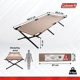Coleman Trailhead II Folding Cot, Camping Bed with Easy Setup & Takedown, Supports Adults up to 6ft 2in or 300lbs