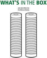 AO Smith 2.5"x10" 5 Micron Sediment Water Filter Replacement Cartridge - 2 Pack - For Whole House Filtration Systems - AO-WH-PREV-R2