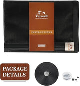 Yotache Magnetic Screen Door Fits Door Size 33 x 83, Screen Size 35" x 84" Strengthened Fiberglass Net Curtain Black