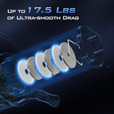 KastKing Centron & Centron Lite Spinning Reels, Freshwater and Saltwater Spinning Fishing Reel, Up to 17.5Lbs Max Drag, 5.2:1 Gear Ratio, Ultra Smooth Powerful, CNC Aluminum Spool, 9+1 BB Light Weight