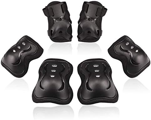 BOSONER Kids/Youth Knee Pad Elbow Pads Guards Protective Gear Set for Roller Skates Cycling BMX Bike Skateboard Inline Skatings Scooter Riding Sports