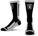 For Bare Feet MVP Crew Sock NFL Large