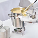 Winco 207 Stainless Steel Soup Warmer, 7-Quart, Medium
