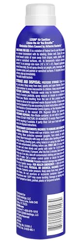 Ozium 8 Oz. Air Sanitizer & Odor Eliminator for Homes, Cars, Offices and More, Vanilla Scent, Pack of 6