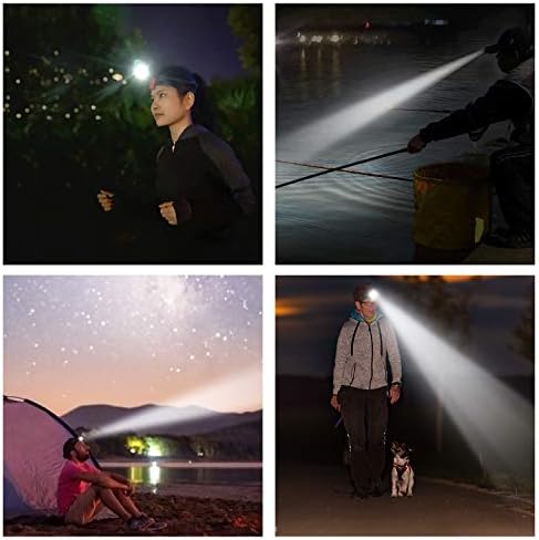 klarus HC3 Rechargeable Motion Sensor Cap Visor Light - 100 Lumens COB LED Clip on Hat Light - Headlamp Flashlight with Red Light for Fishing Running Camping Reading