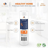 Aquaboon 5 Micron 10 x 2.5 Sediment Filter - Whole House Water Filter Replacement Compatible with Well Water Filters - P5, AP110, WHKF-GD05, 50 Pack