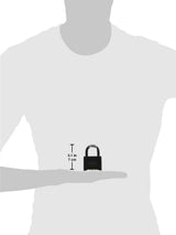 Master Lock Black Combination Padlock, Set Your Own Combo Lock, Weather Resistant Indoor and Outdoor Padlock with Code for Gym Locker, Gate, Shed, 178D