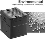 Portable Toilet,Camping Toilet Have Small Foldable Size. It is Compact Portable Toilet for Adults and Children. Suitable for Cars, Hiking, Beaches and Camping, Black