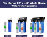 iSpring FC25B Whole House Water Filter Replacement Cartridge, CTO Carbon Block, 20” x 4.5”