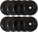 CAP Barbell 2-Inch Olympic Bumper Plate Weight Set | 100-370 lbs | Multiple Options