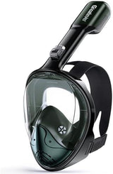 Greatever Full Face Snorkel Mask, Snorkeling Gear for Adults with Latest Dry Top Breathing System and Detachable Camera Mount, Foldable Snorkel Mask Adult, Snorkels Anti-Fog & Anti-Leak
