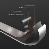 Art3d Peel and Stick Floor Tile Vinyl Wood Plank 36-Pack 54 Sq.Ft, Brown Stone, Rigid Surface Hard Core Easy DIY Self-Adhesive Flooring