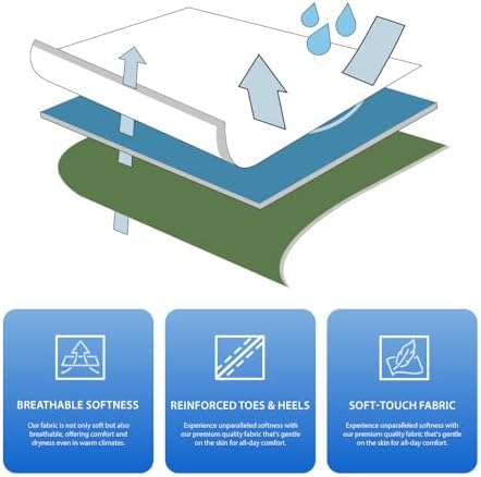 ABDEEZ The Wudhu Socks – Waterproof Socks for Men & Women Breathable for Outdoor Activities