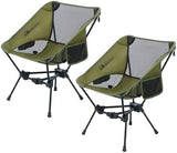 MOON LENCE Portable Camping Chair Backpacking Chair - The 4th Generation Ultralight Folding Chair - Compact, Lightweight Foldable Chairs for Hiking Mountaineering, Beach