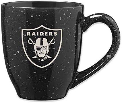 Rico Industries NFL Football 16 oz Team Color Laser Engraved Speckled Ceramic Coffee Mug